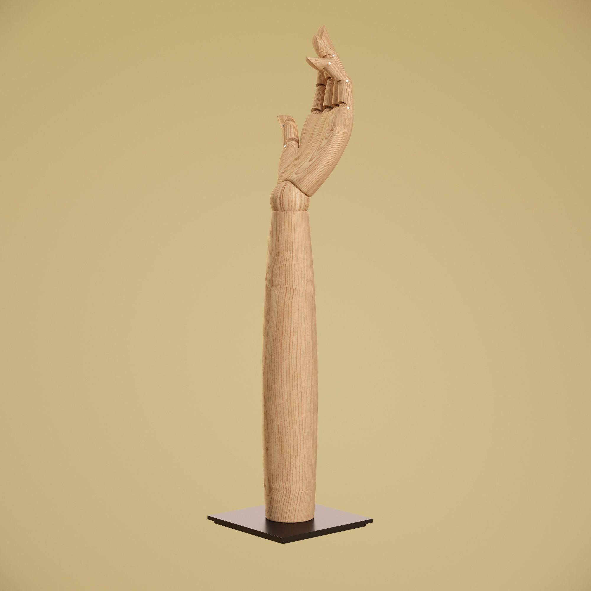 Mannequin collection 84 absolute vintage accessories hands 3D model_3