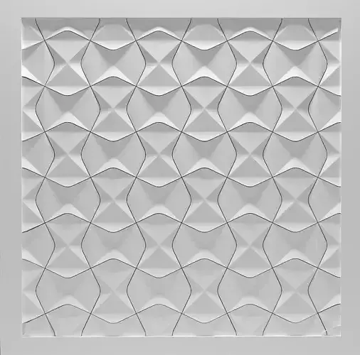3d panel1 wall with pattern of squares and triangles