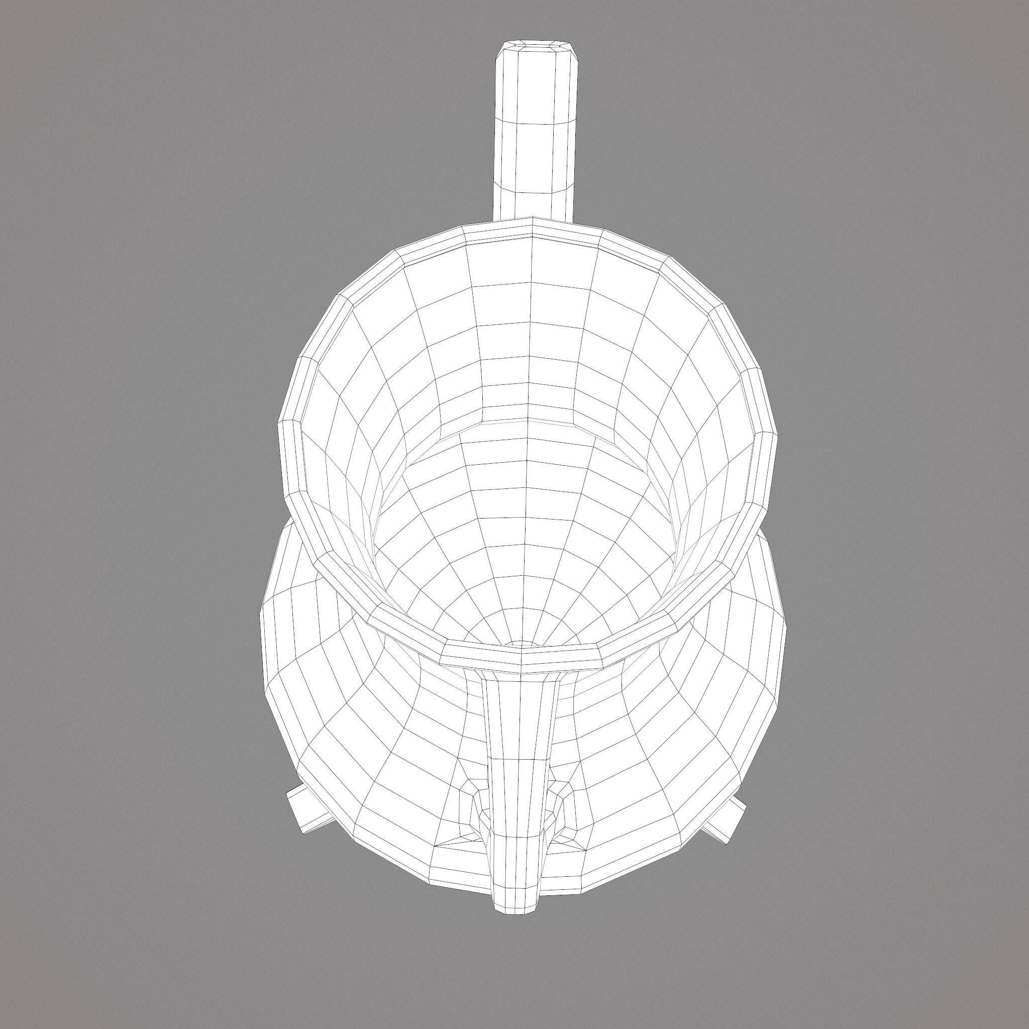 Medieval Style Serving Pitcher Low-poly 3D model_45