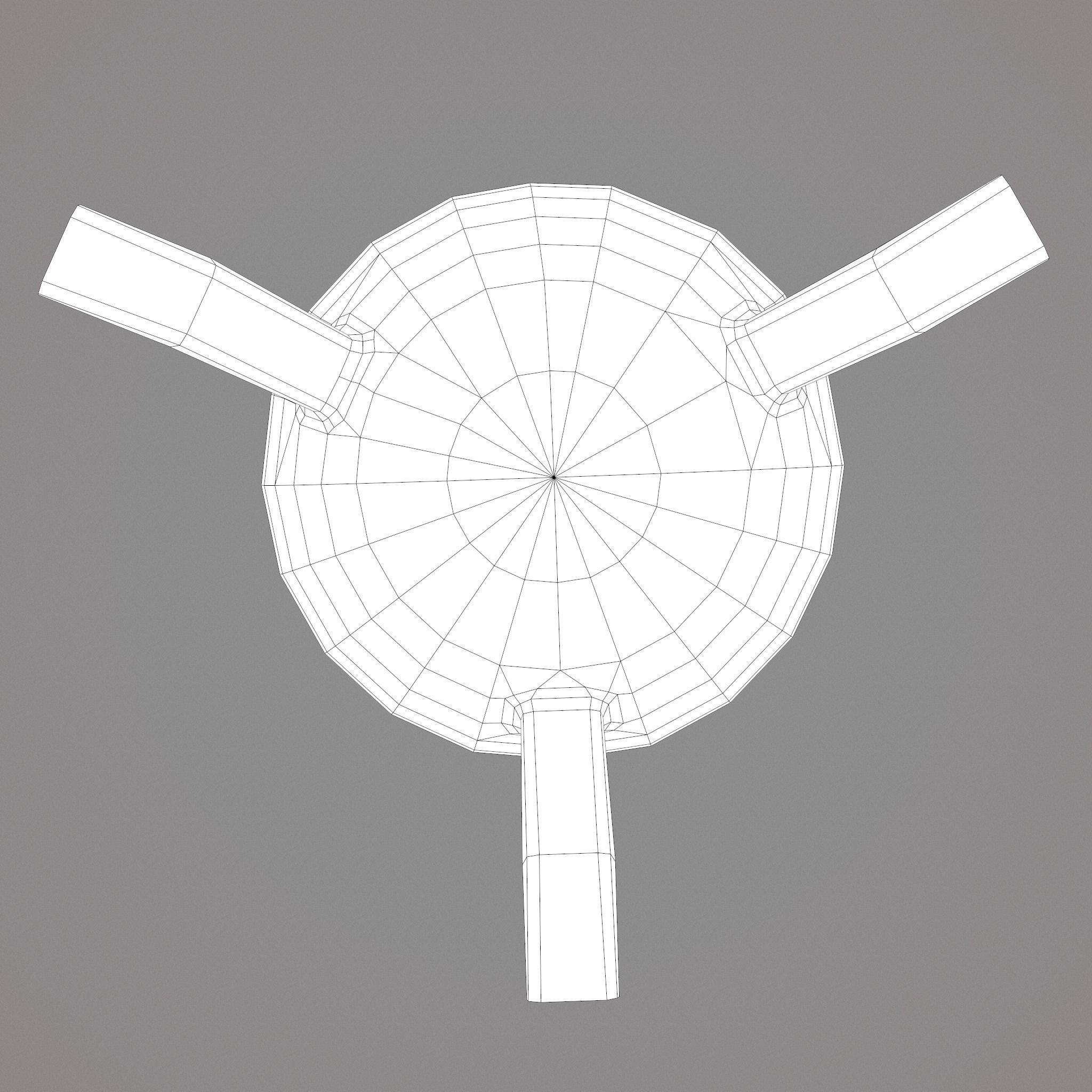 Medieval Style Serving Pitcher Low-poly 3D model_33