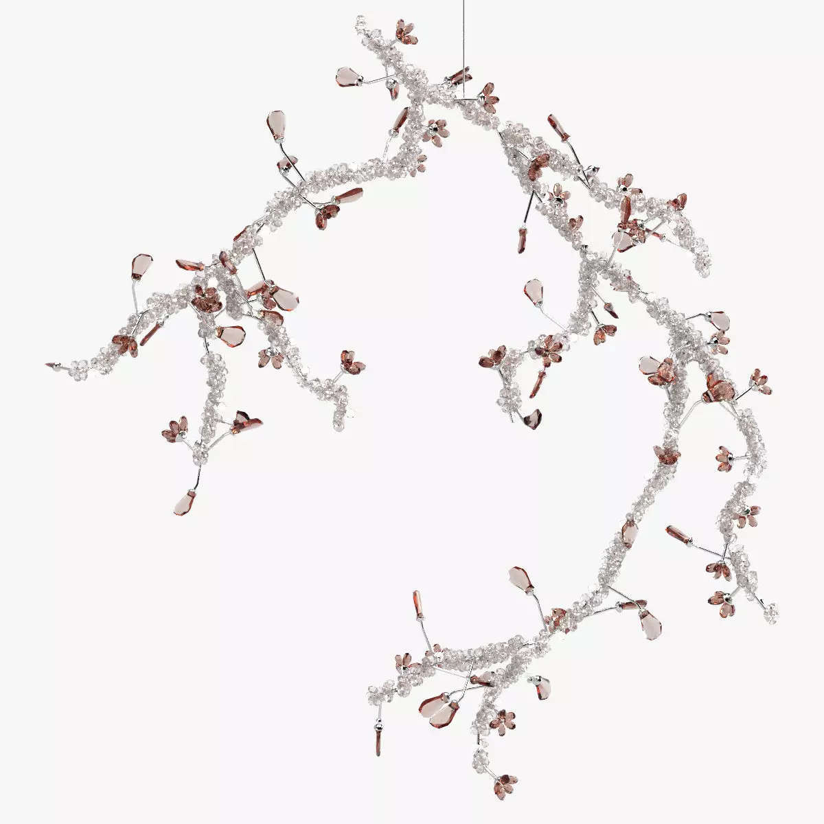 Swarovski Blossom Chandelier 3D model_0