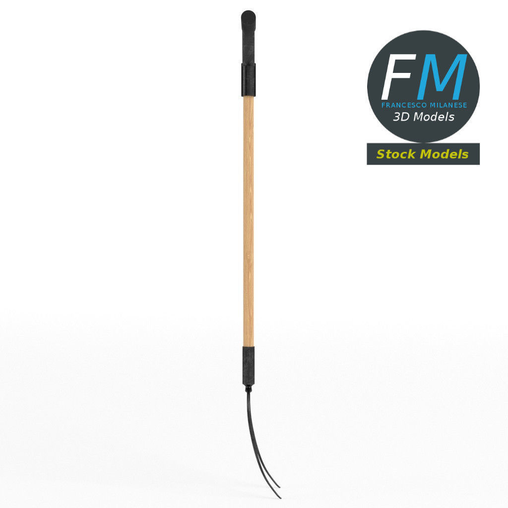 Two-tined pitchfork 3D model_4