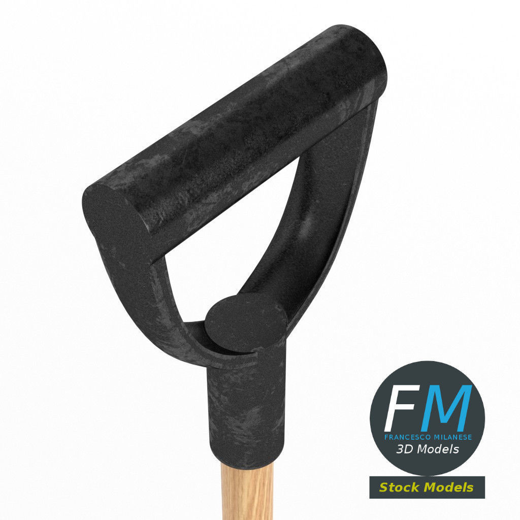 Two-tined pitchfork 3D model_6