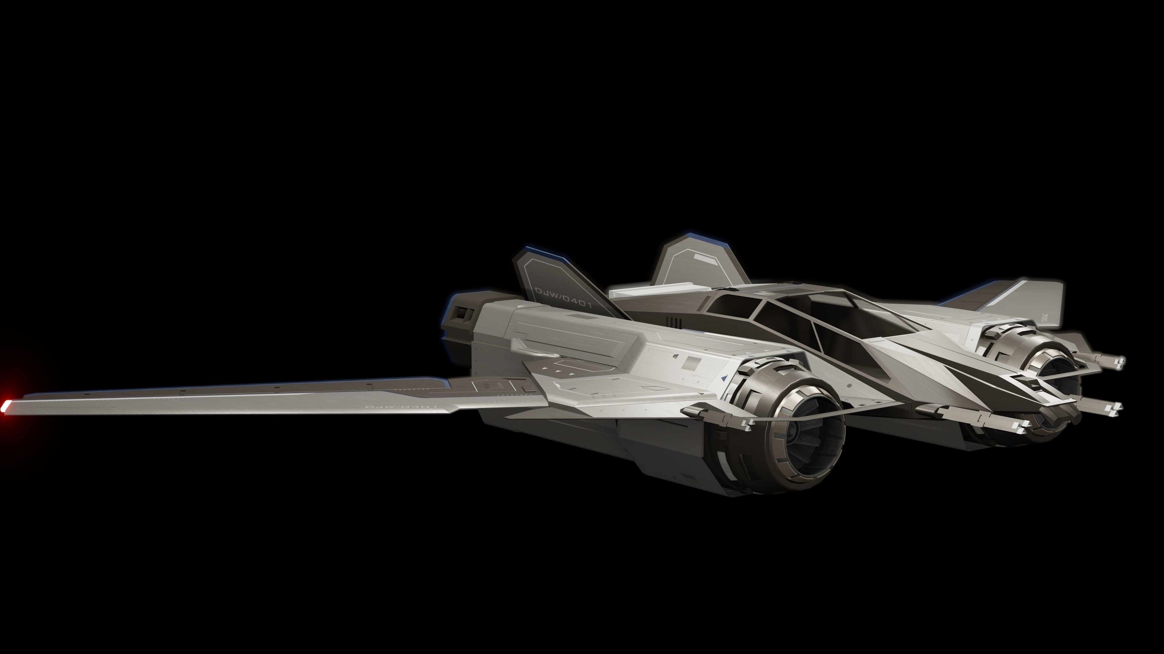 Detailed Space Ship
