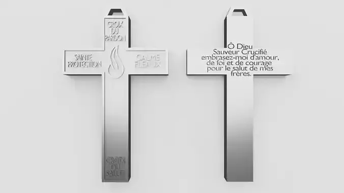 Cross of Forgivenes or Cruz del Perdon or Croix du Pardon 3D print model