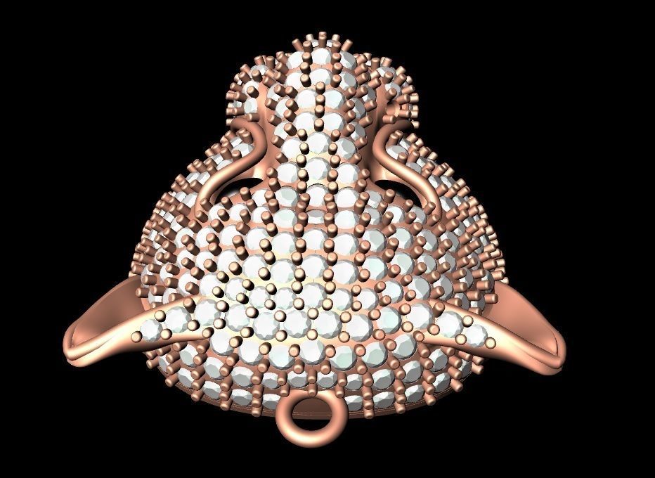 Pink panther  3D print model_4