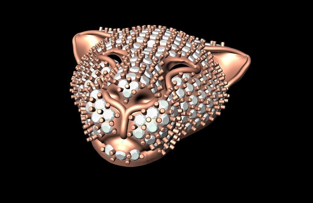 Pink panther  3D print model_2