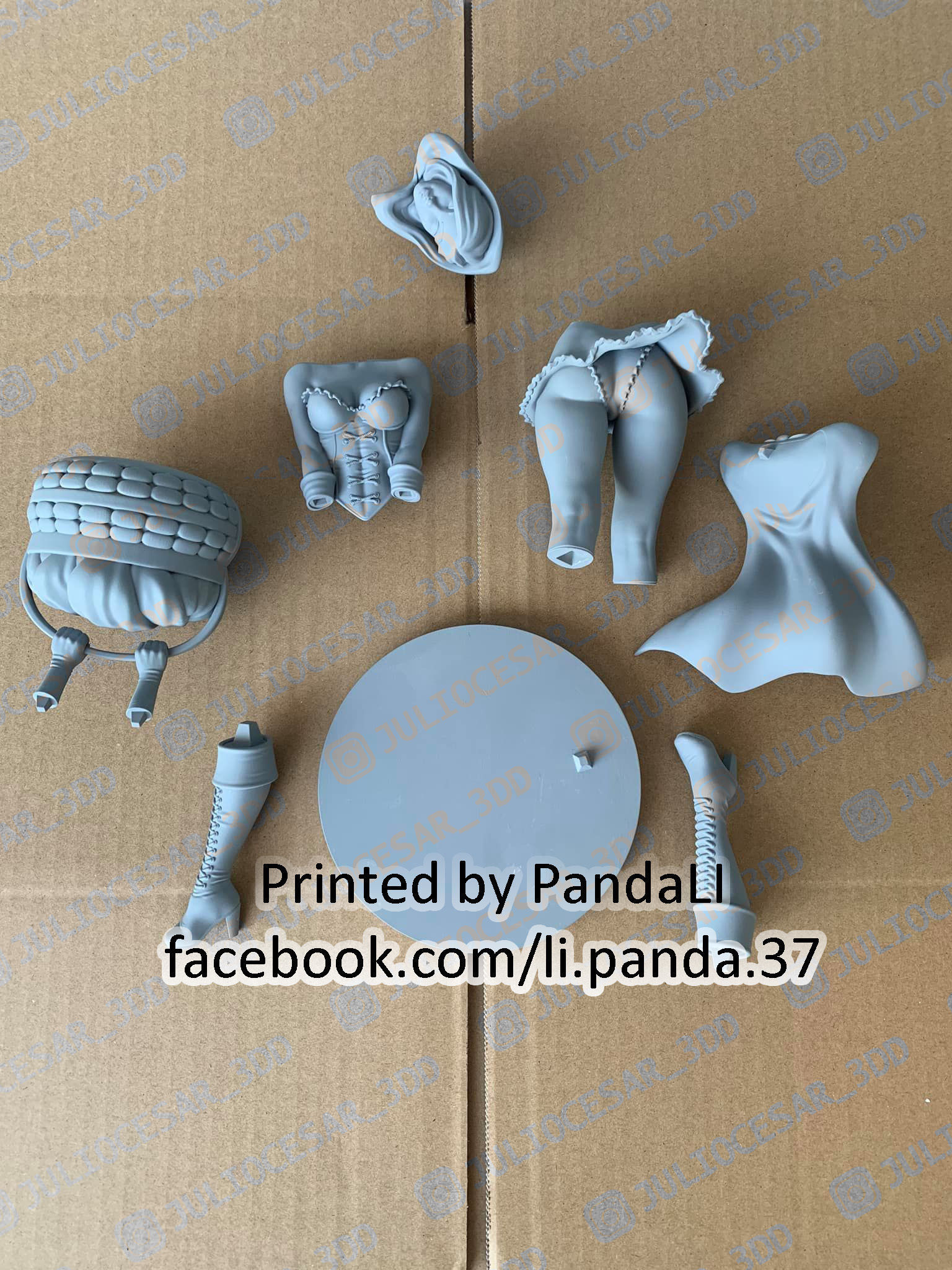 Little Red Riding Hood 3D print model_3