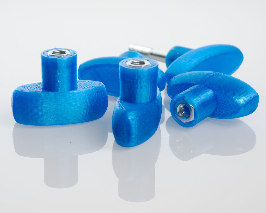 Butterfly nut for M5 Free 3D print model_4