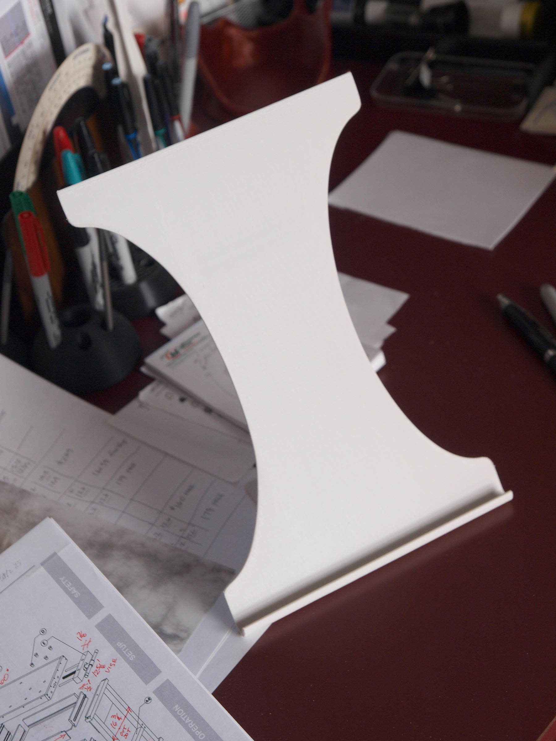 Document Stand 3D print model_3