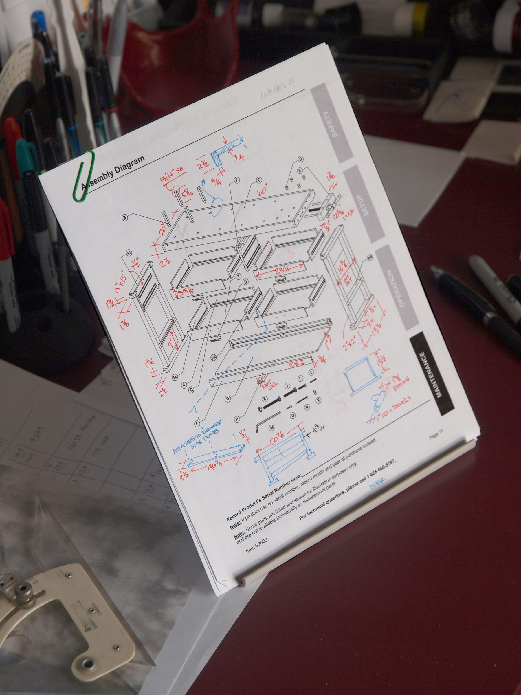 Document Stand 3D print model_4