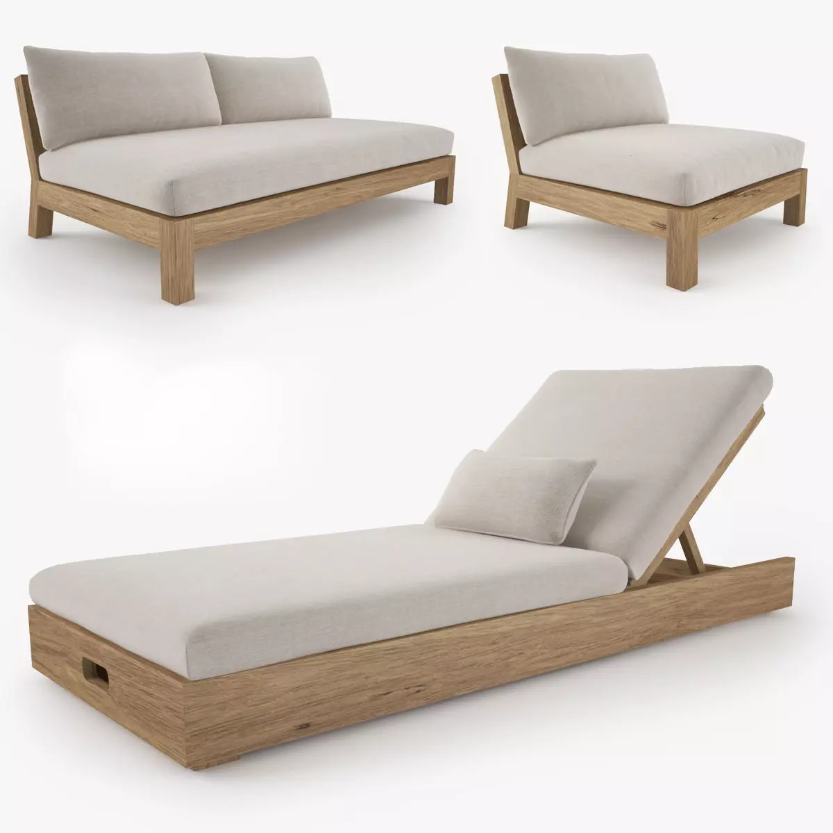 Restoration Hardware Merida Sofa Collection 3D model_0