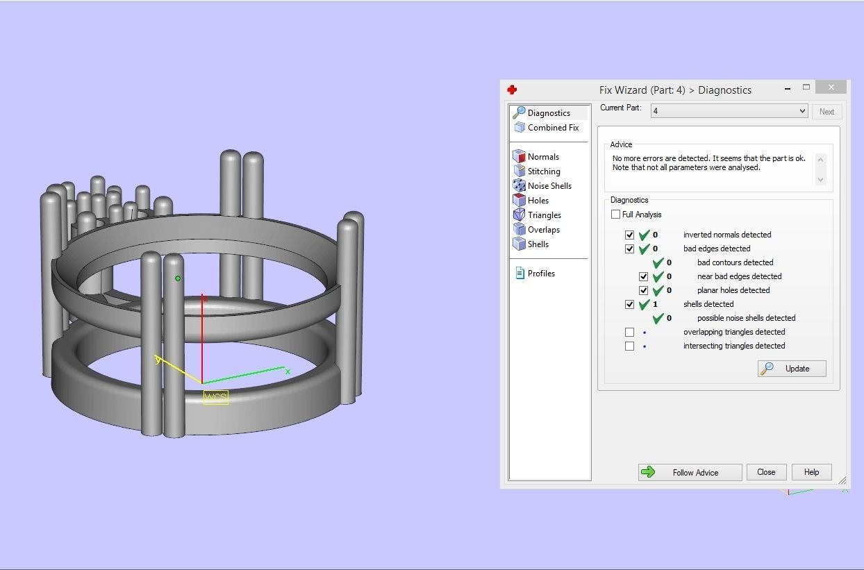 Set 2 - Pendant orange stone in silver frame 3D print model_7
