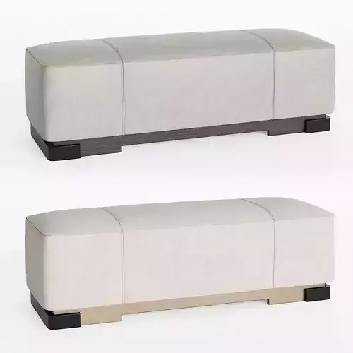Star Ottoman Kara Mann Bakerfurniture 3D model