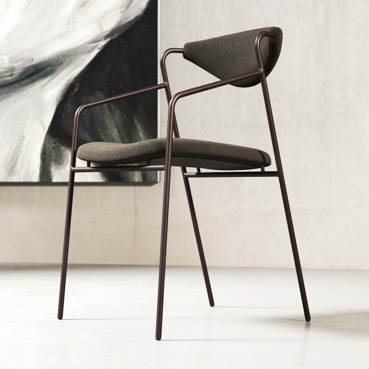 modern chair 018 3D model_1