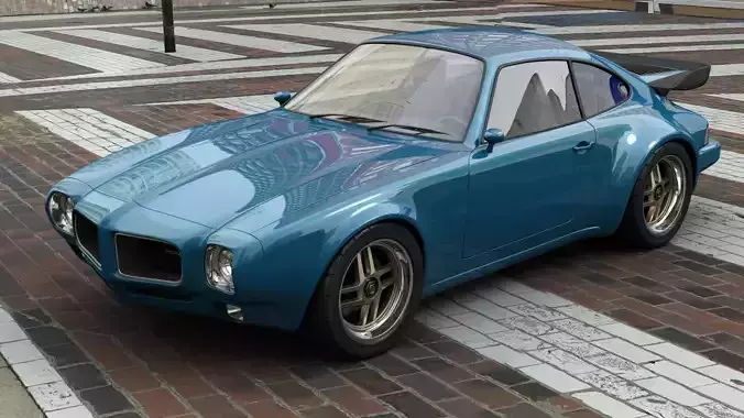 Porschentiac 911 Firebird 3D model