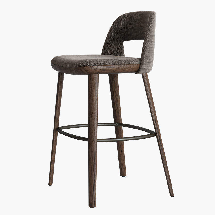 Path Bross barstool 3D model_1