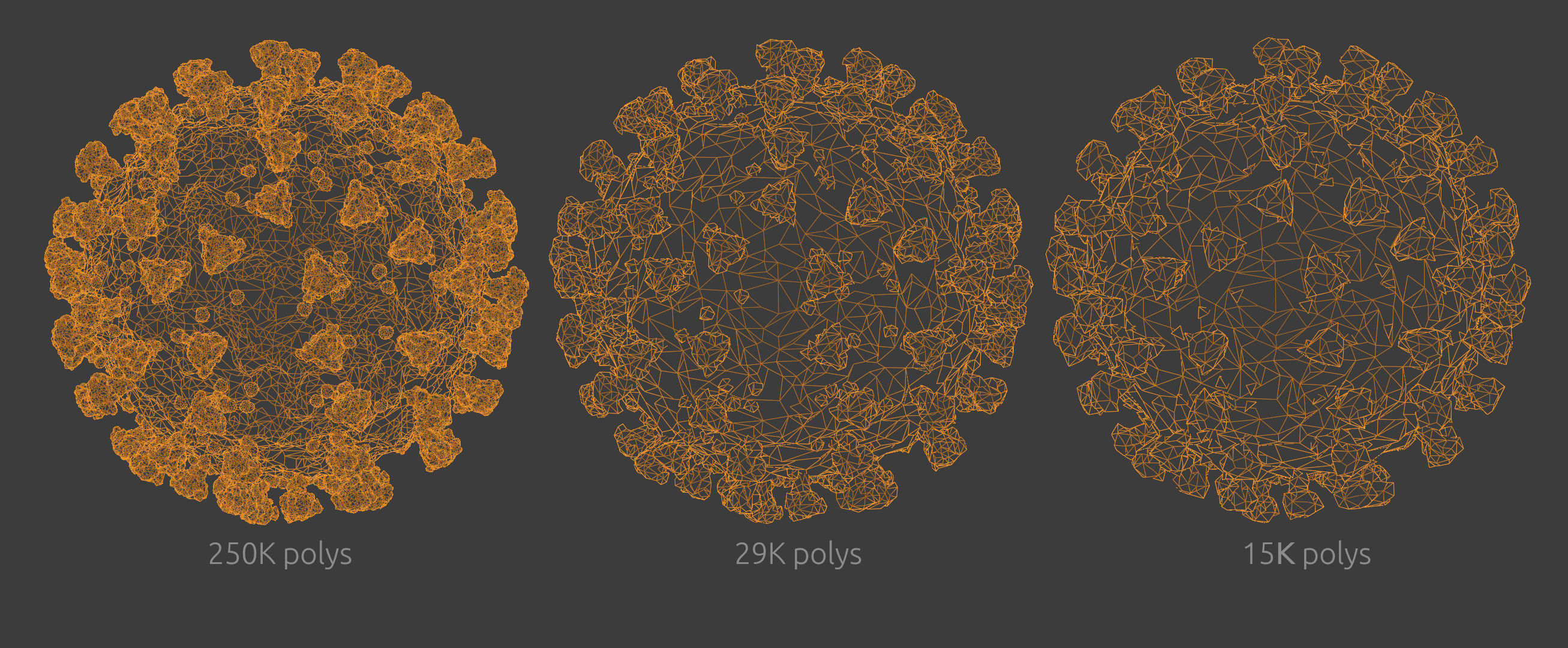 Corona virus - Optimized PBR Low-poly 3D model_7