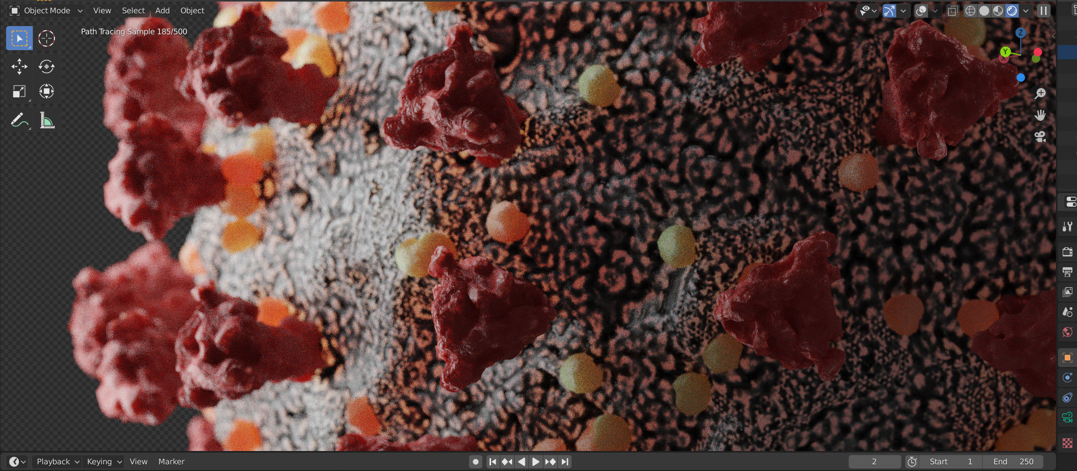 Corona virus - Optimized PBR Low-poly 3D model_2