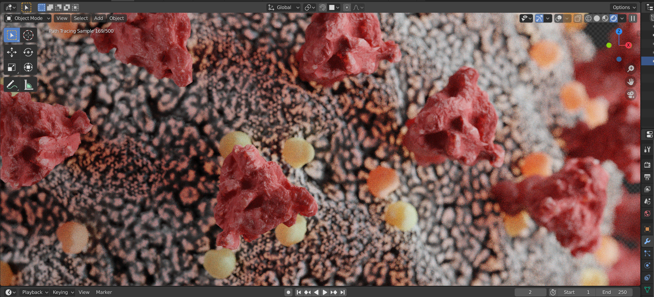 Corona virus - Optimized PBR Low-poly 3D model_3