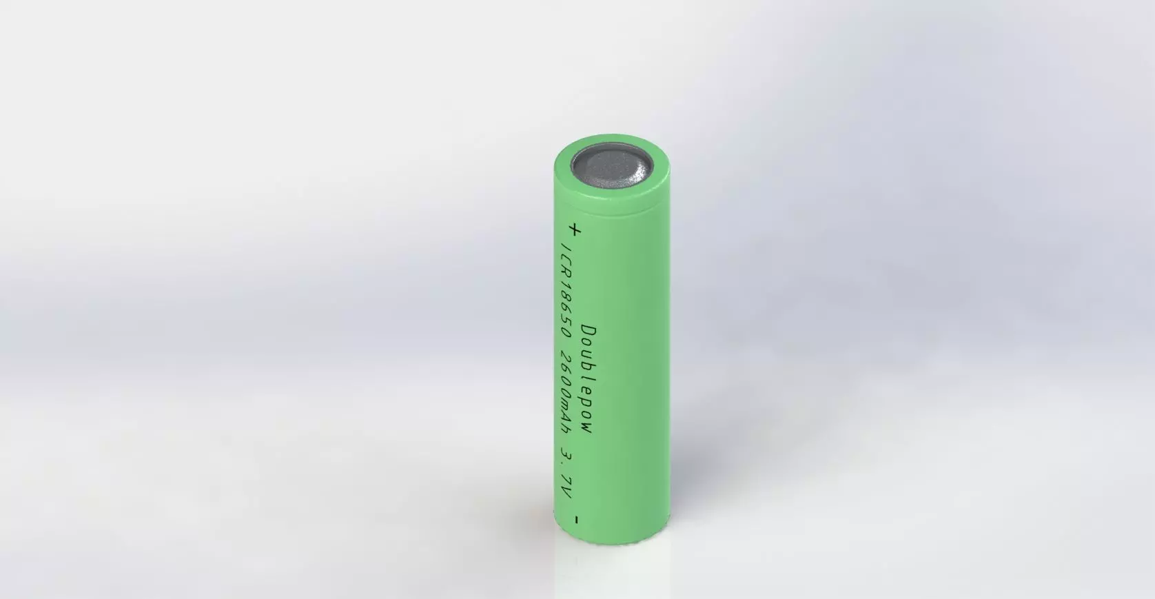Recharge Battery 18650 2600 mAh 3D model_0