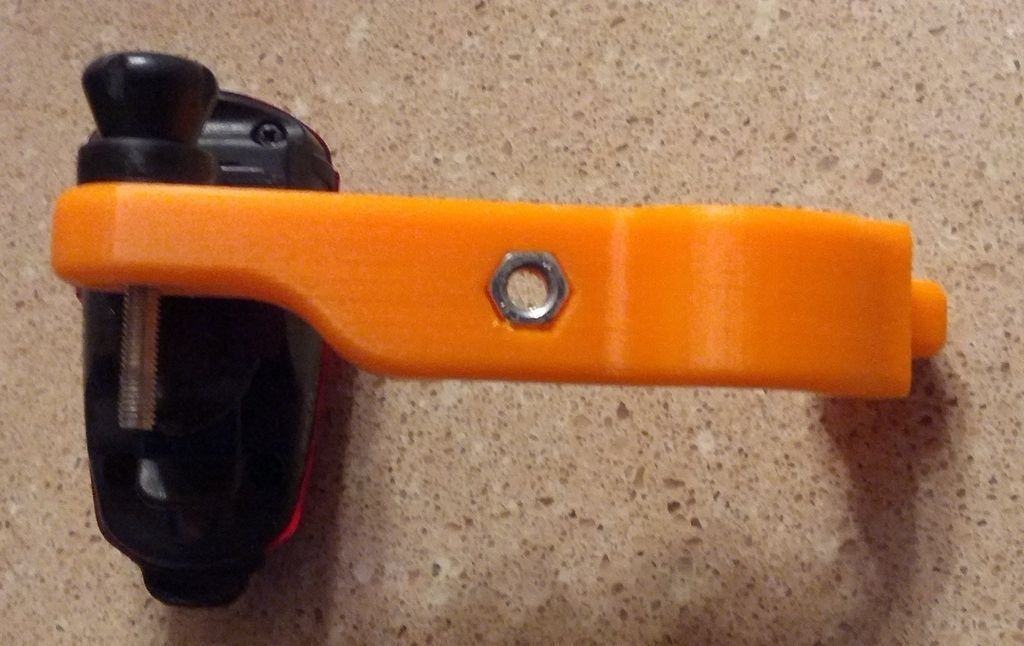 Big Dummy Rear Light Mount Free 3D print model_3