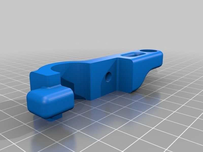 Big Dummy Rear Light Mount Free 3D print model_1