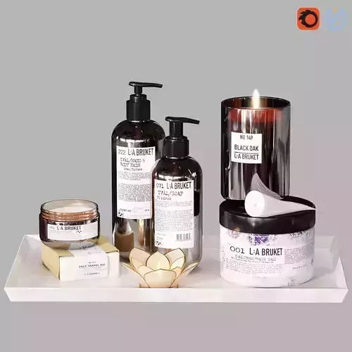 LA Bruket decor set for bathroom-02