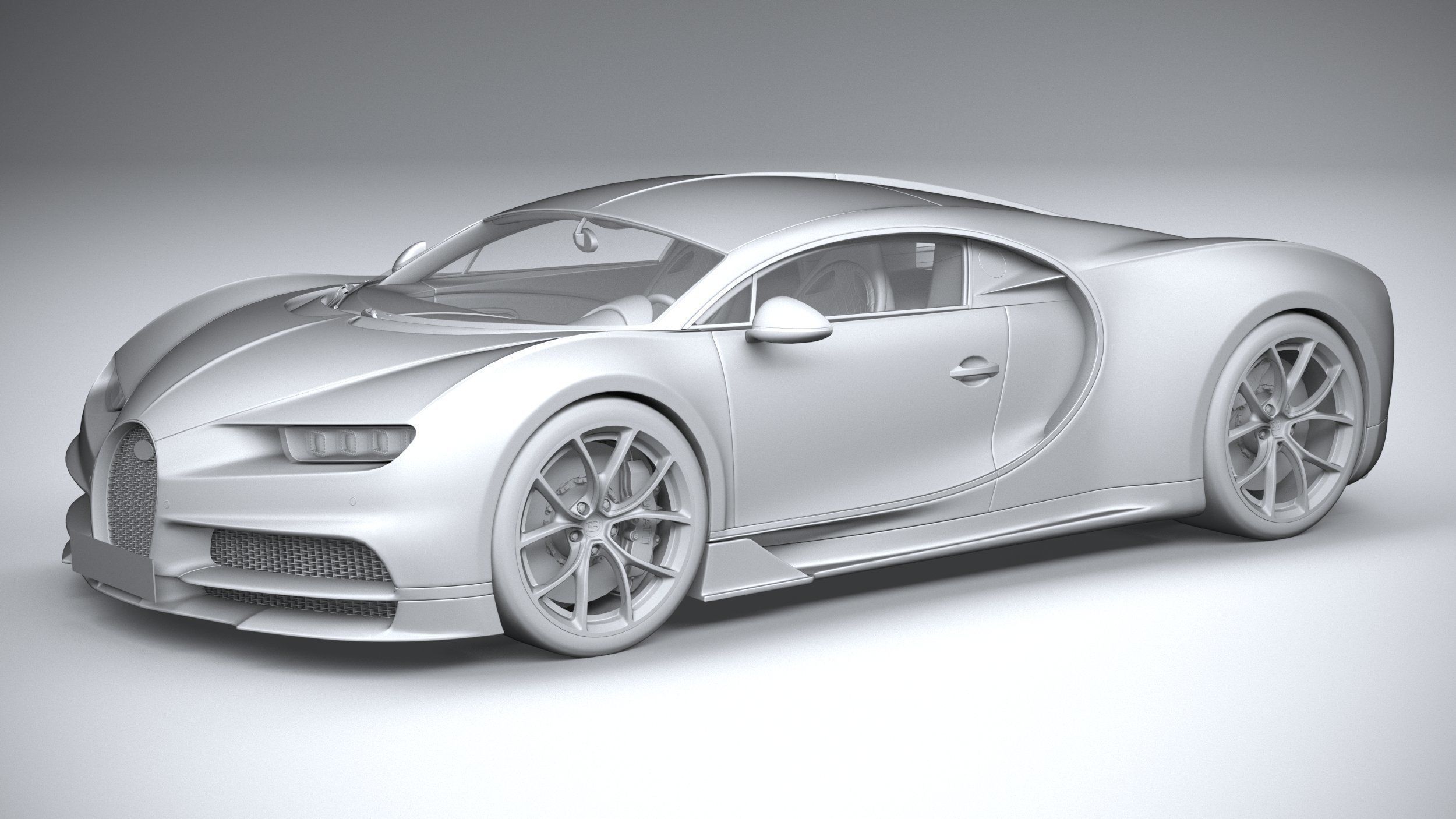 Bugatti Chiron 2020 3D model_19