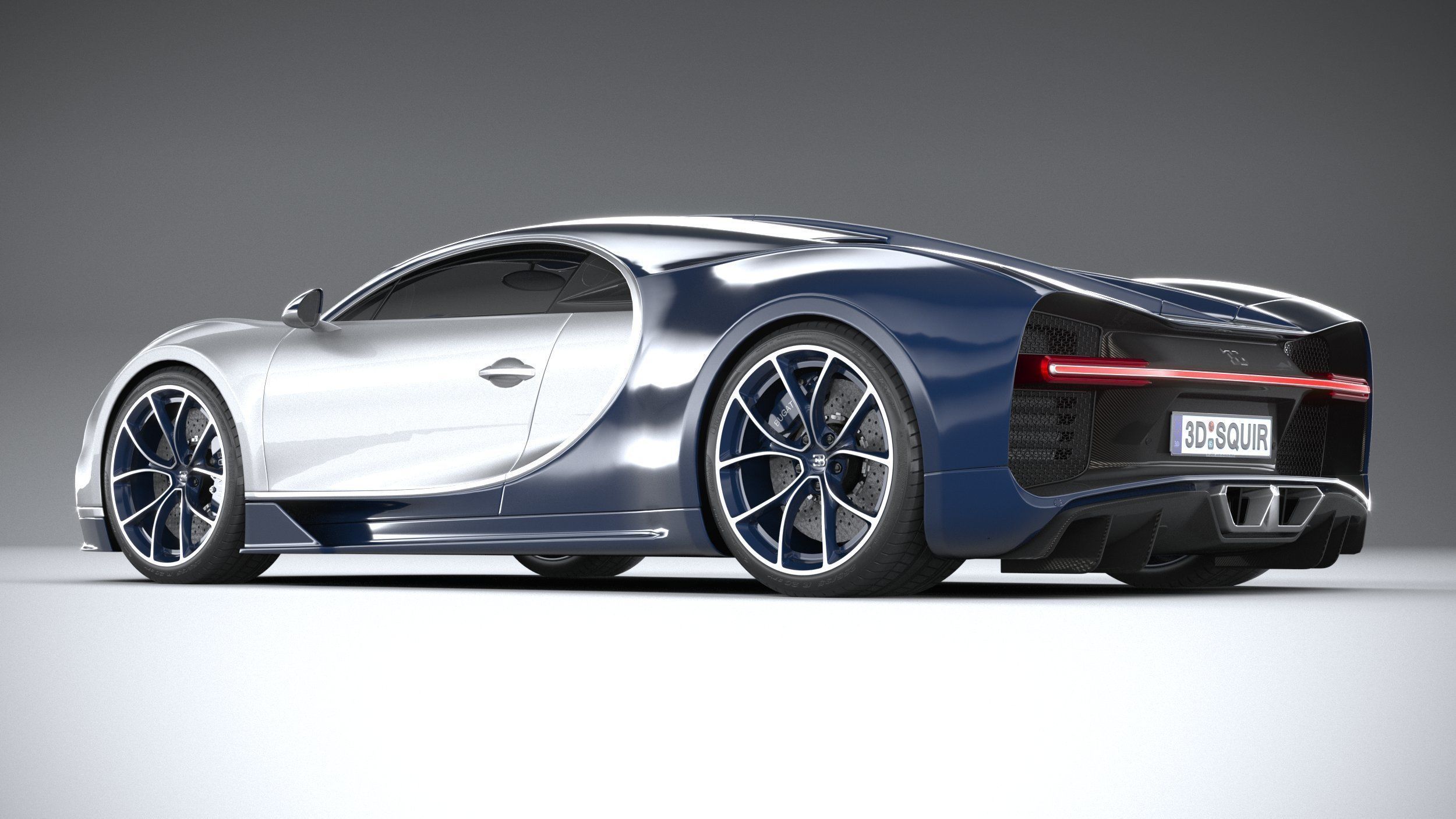 Bugatti Chiron 2020 3D model_5