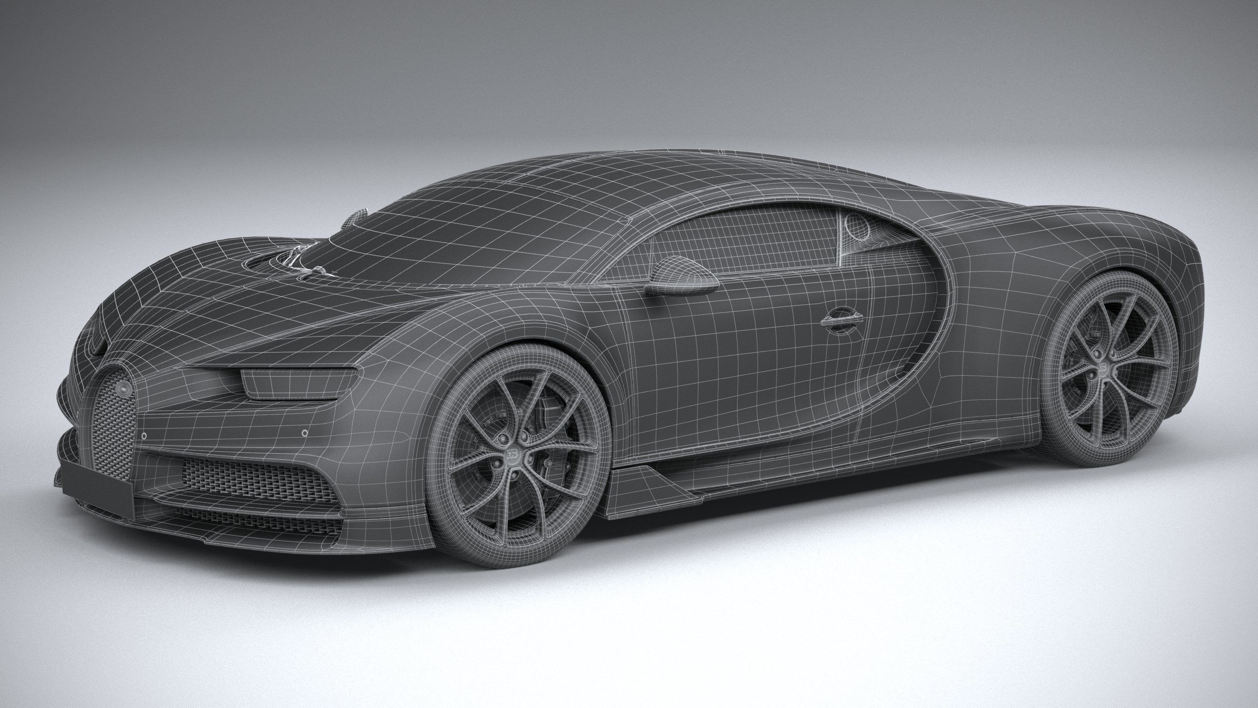 Bugatti Chiron 2020 3D model_31