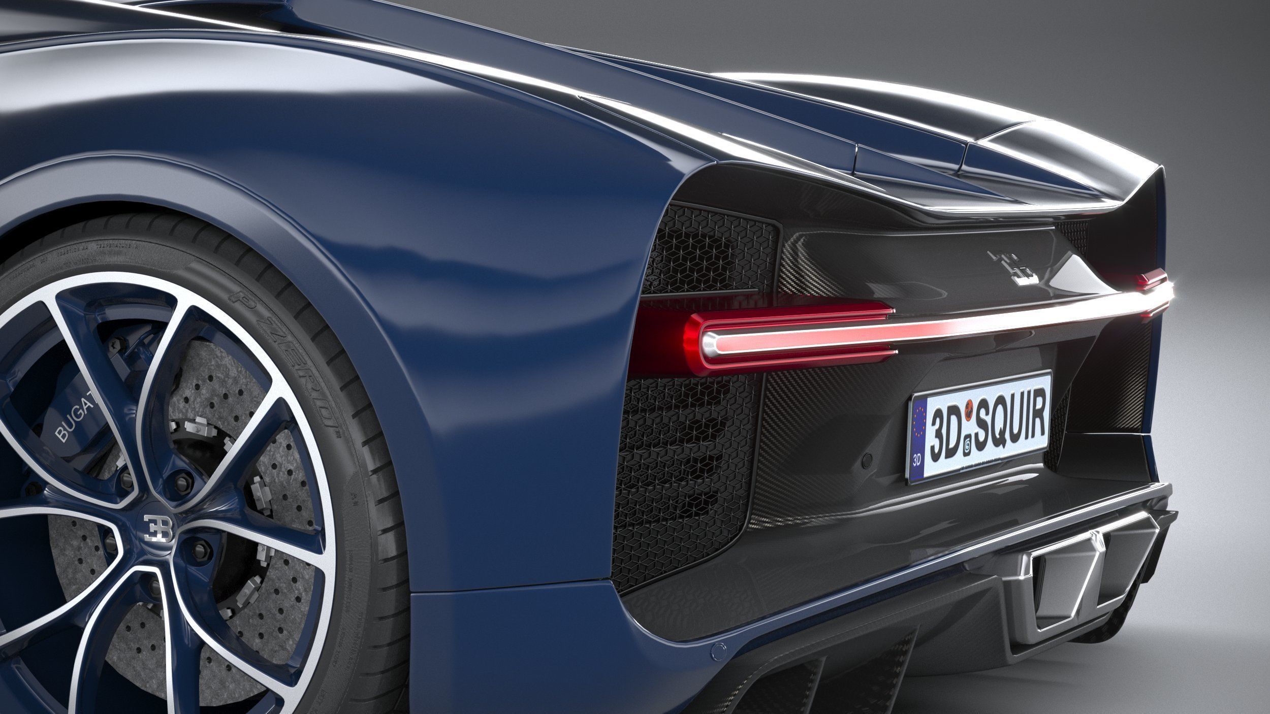 Bugatti Chiron 2020 3D model_6