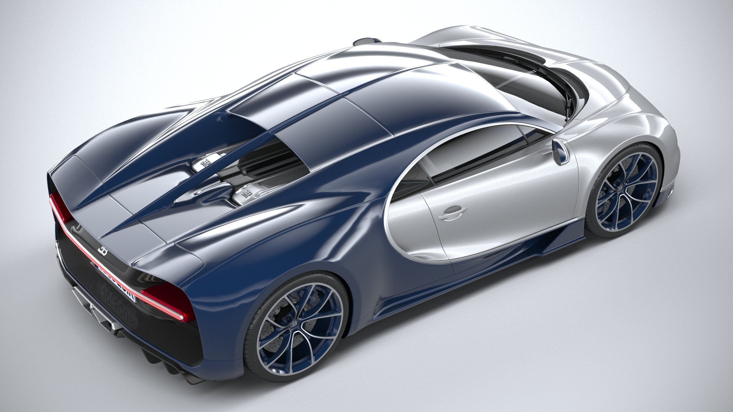 Bugatti Chiron 2020 3D model_10