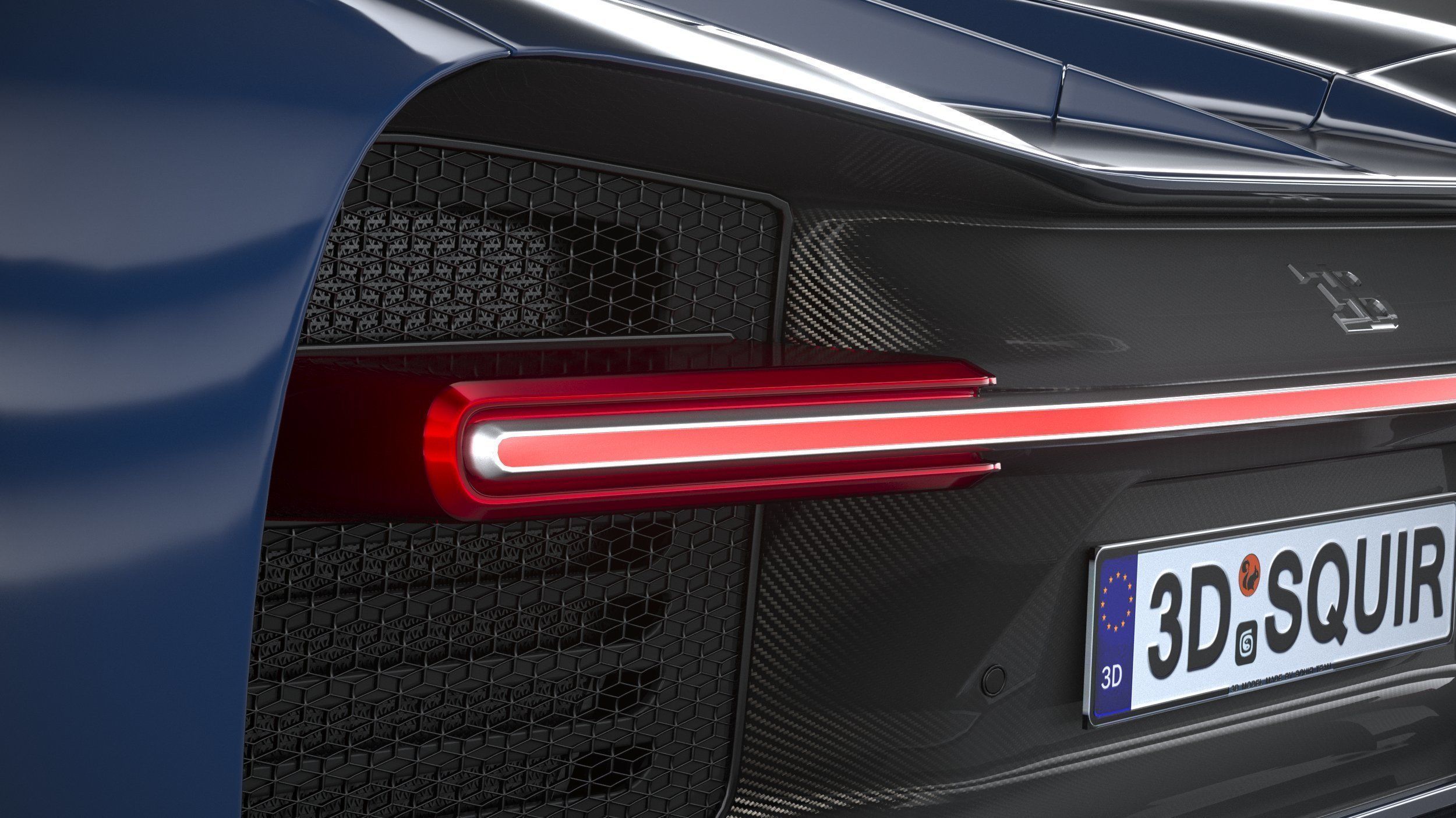 Bugatti Chiron 2020 3D model_15