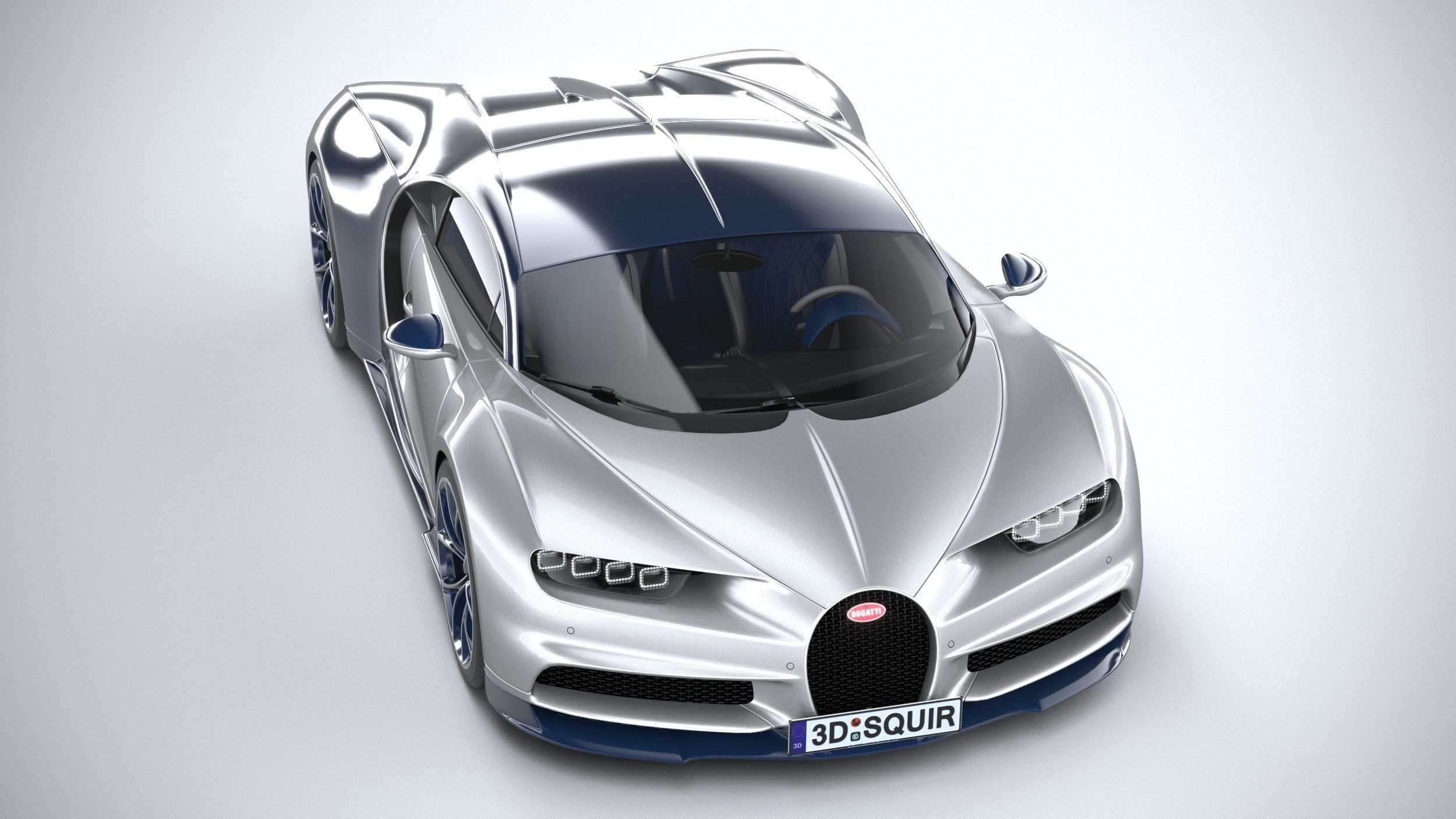 Bugatti Chiron 2020 3D model_12