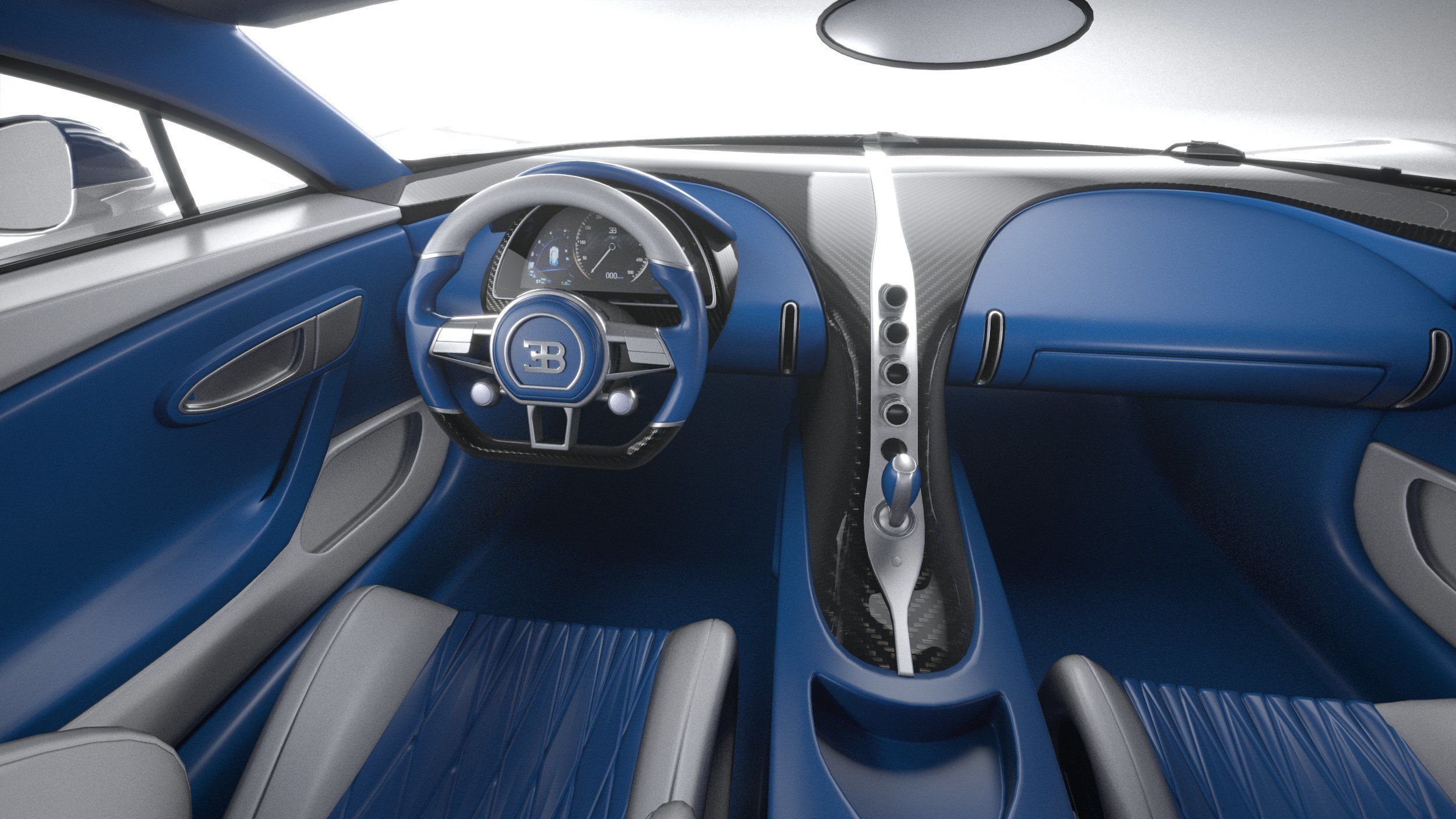 Bugatti Chiron 2020 3D model_27