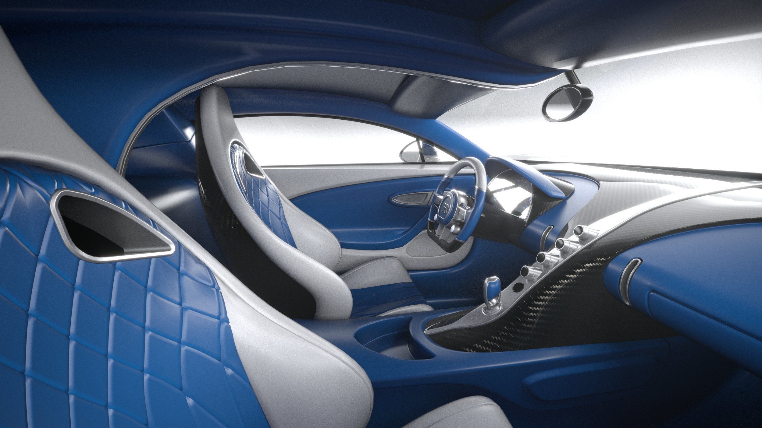 Bugatti Chiron 2020 3D model_28