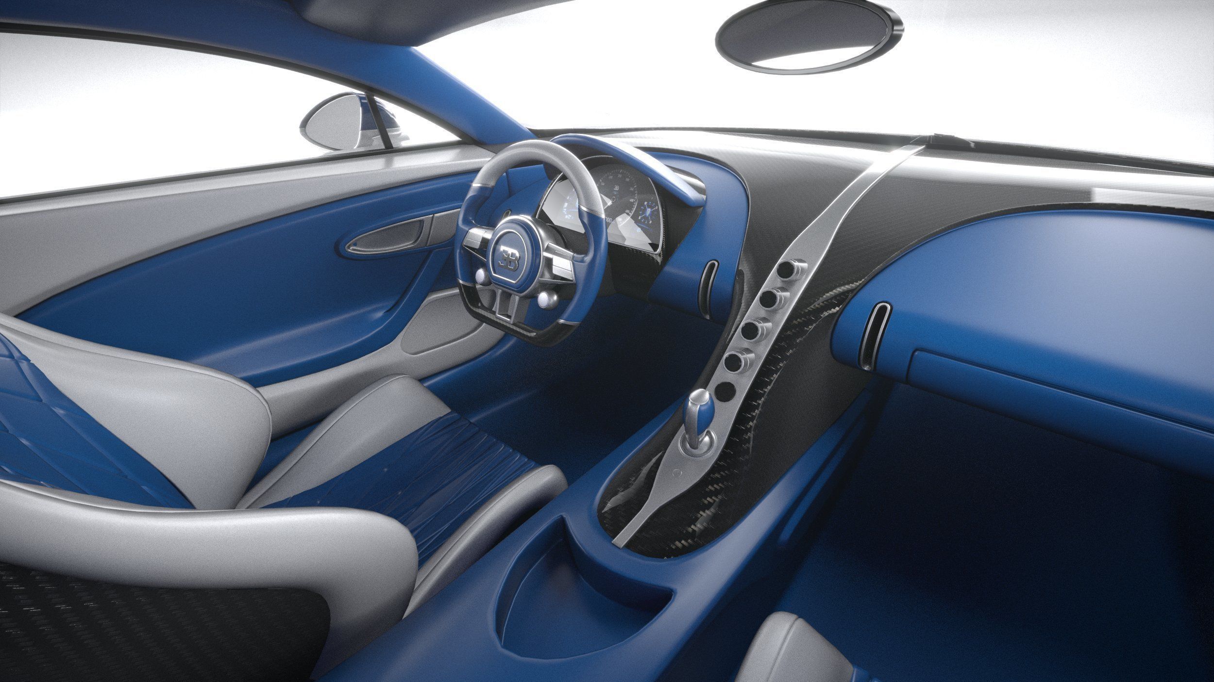 Bugatti Chiron 2020 3D model_26