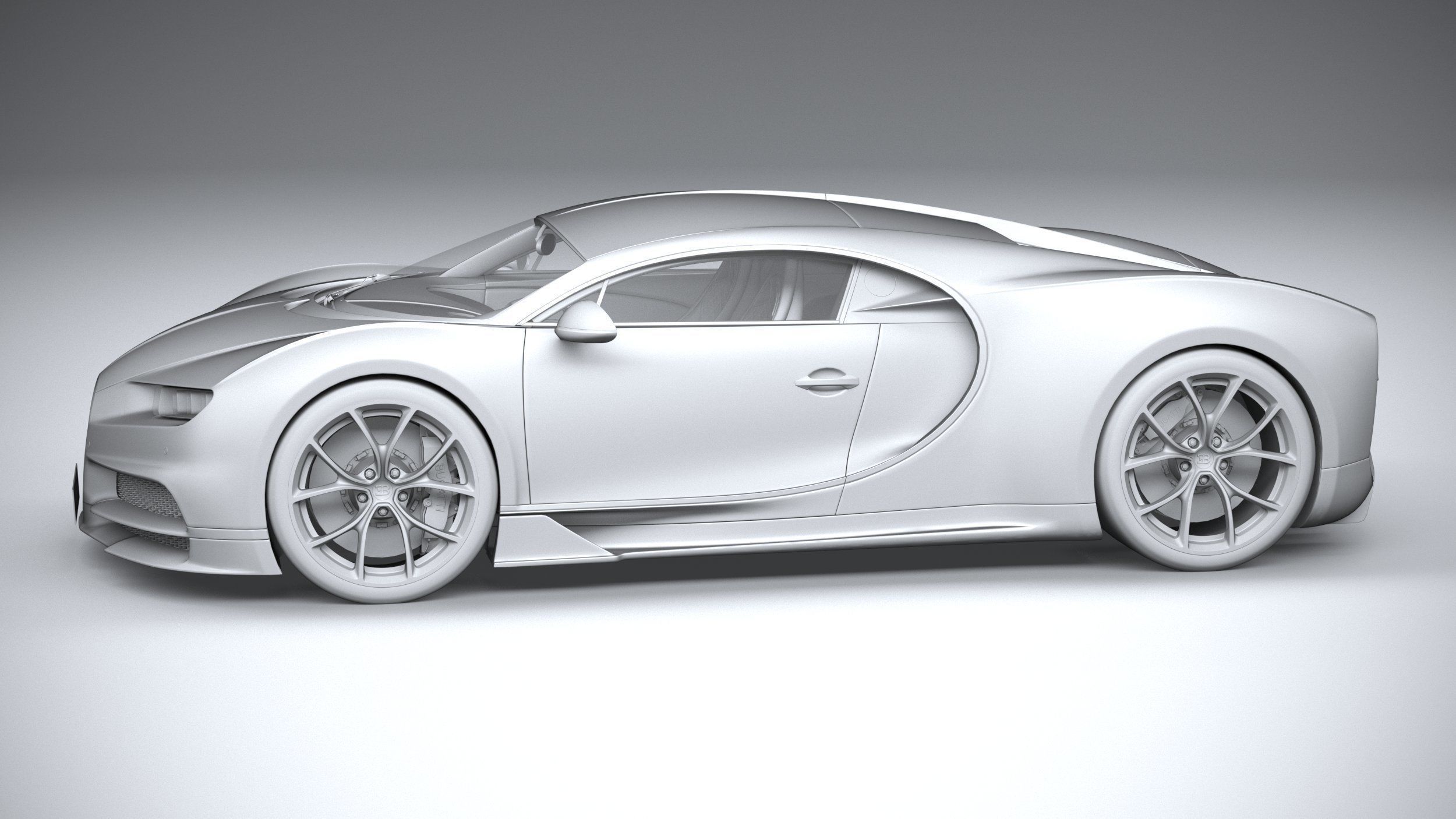 Bugatti Chiron 2020 3D model_22