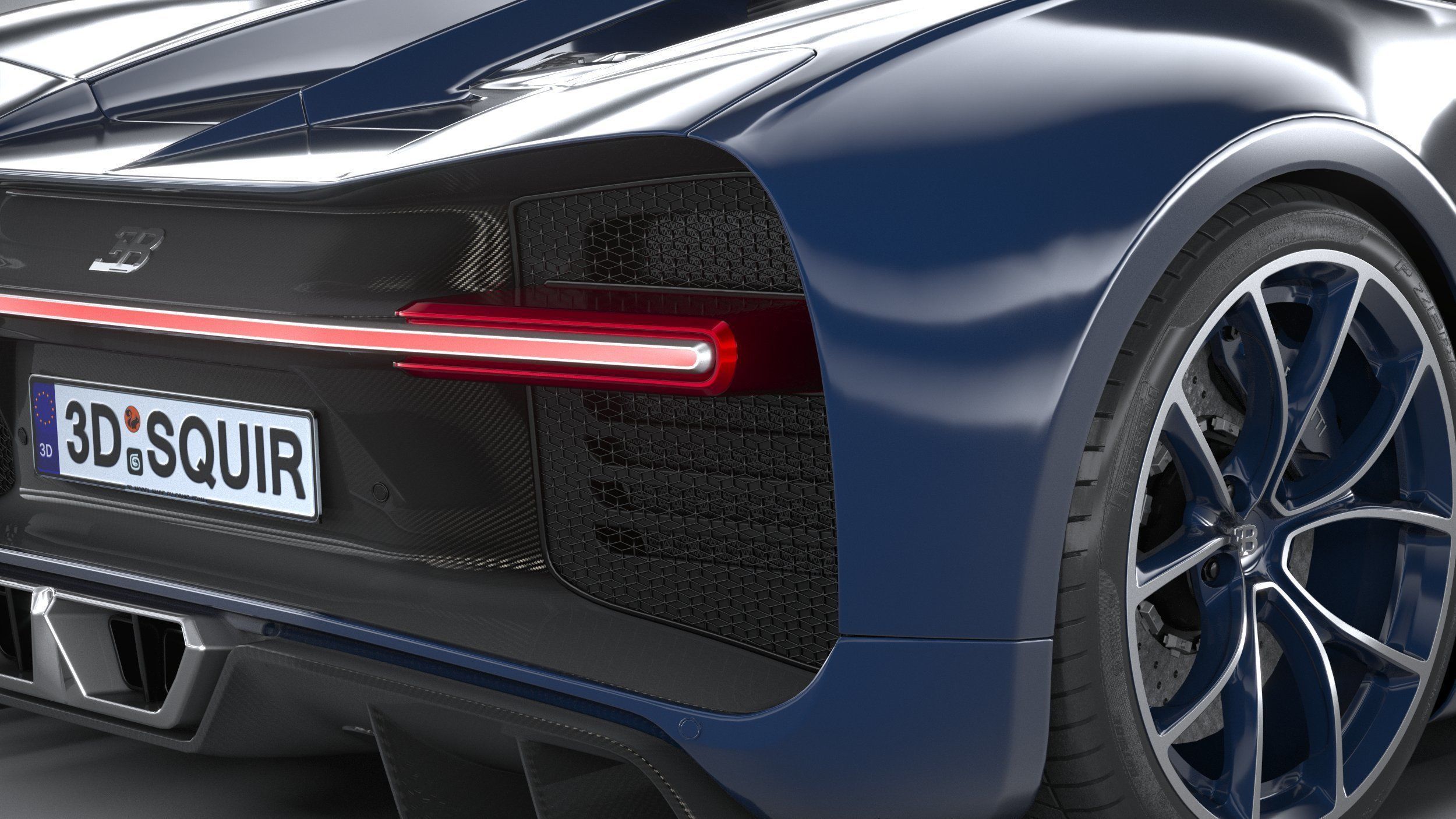 Bugatti Chiron 2020 3D model_18