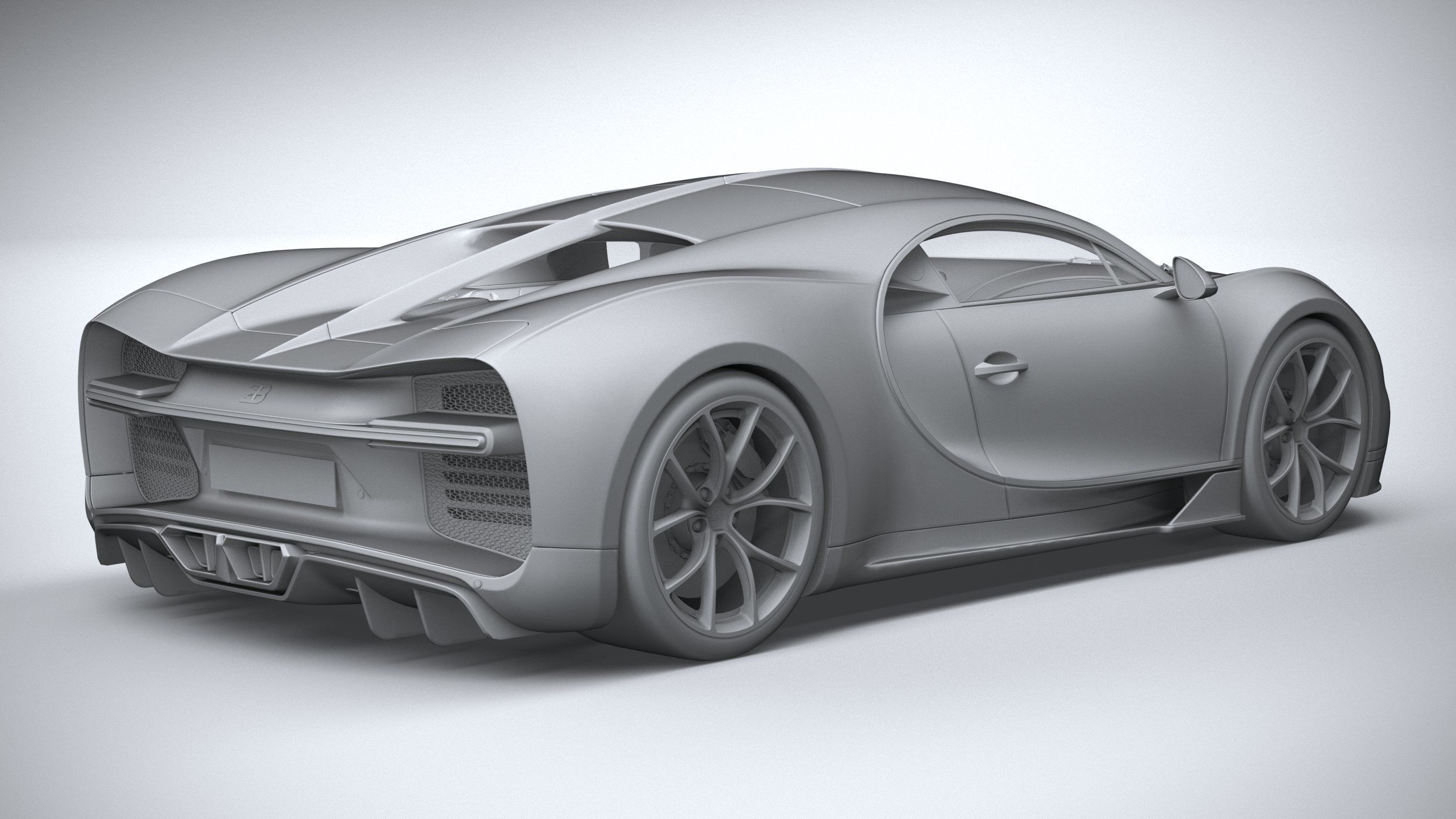 Bugatti Chiron 2020 3D model_25