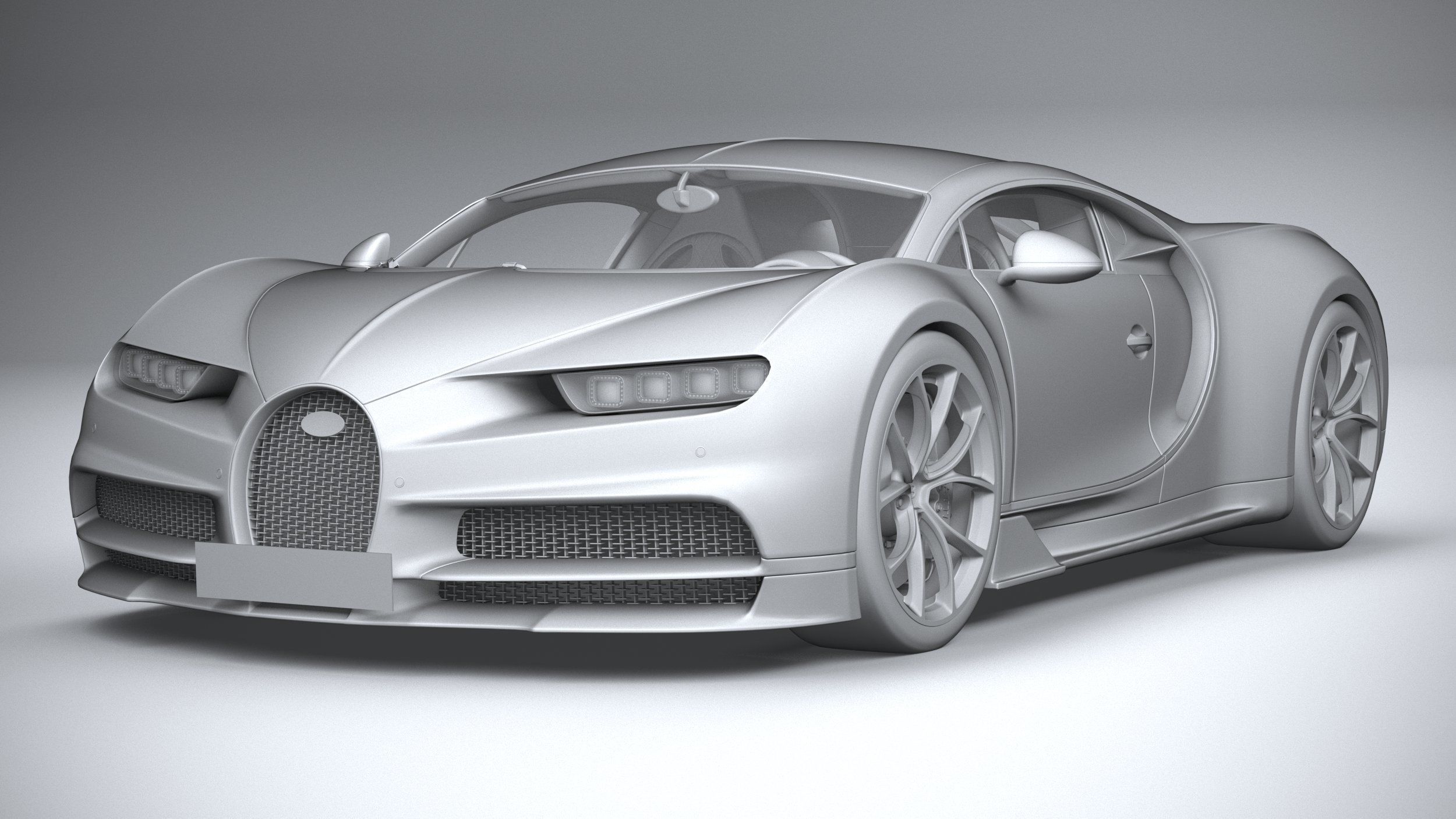 Bugatti Chiron 2020 3D model_20
