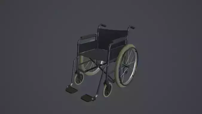 Wheelchair LowPoly PBR