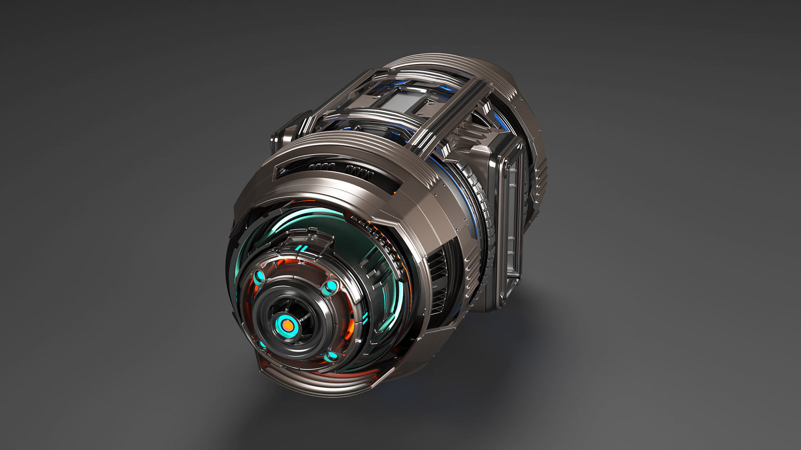 Sci Fi Mega Elements KITBASH - SUBDIVISION READY - pack 2 3D model_15