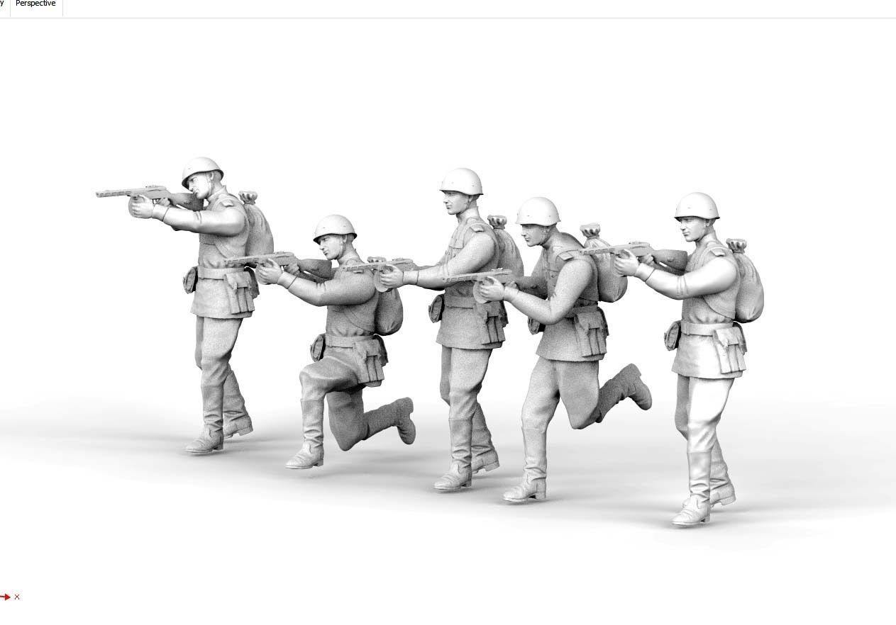 ussr soldiers 3D print model_7