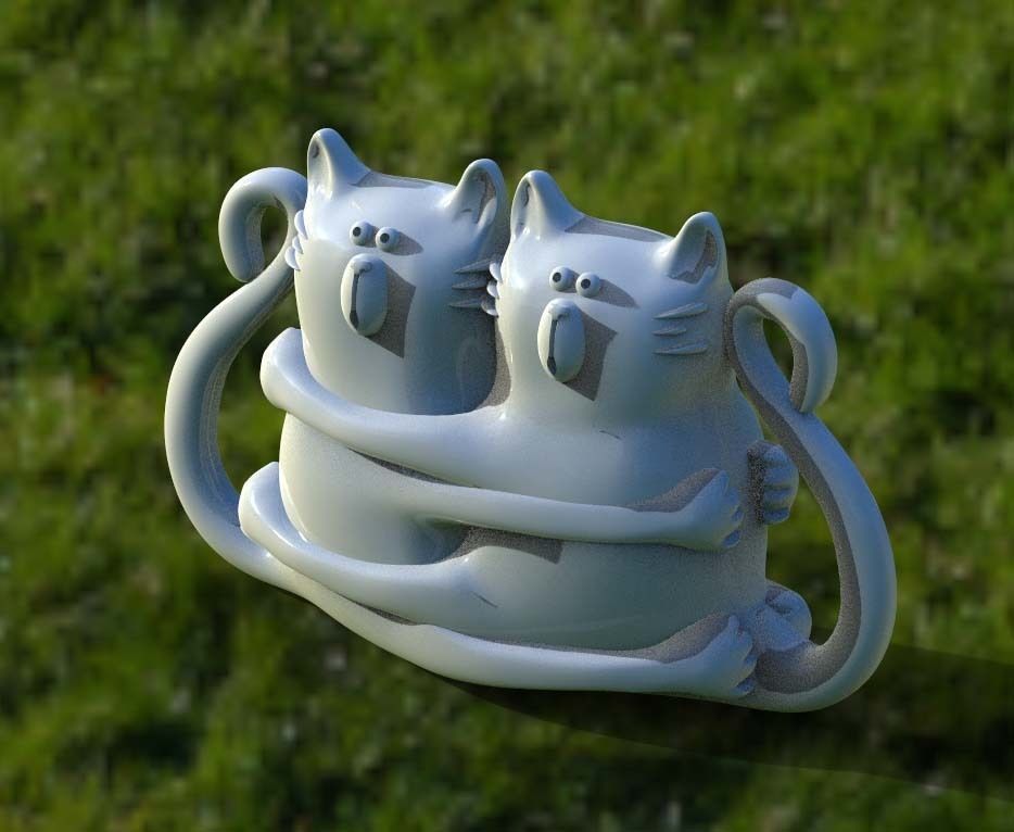 cats toy 3D print model_48