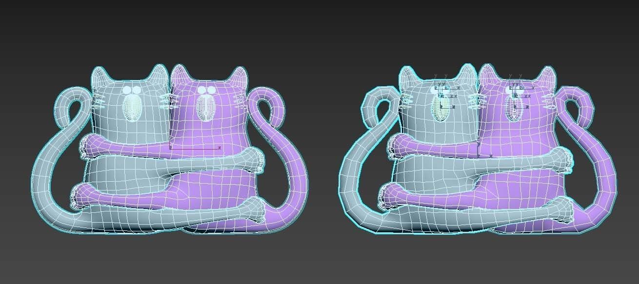cats toy 3D print model_21