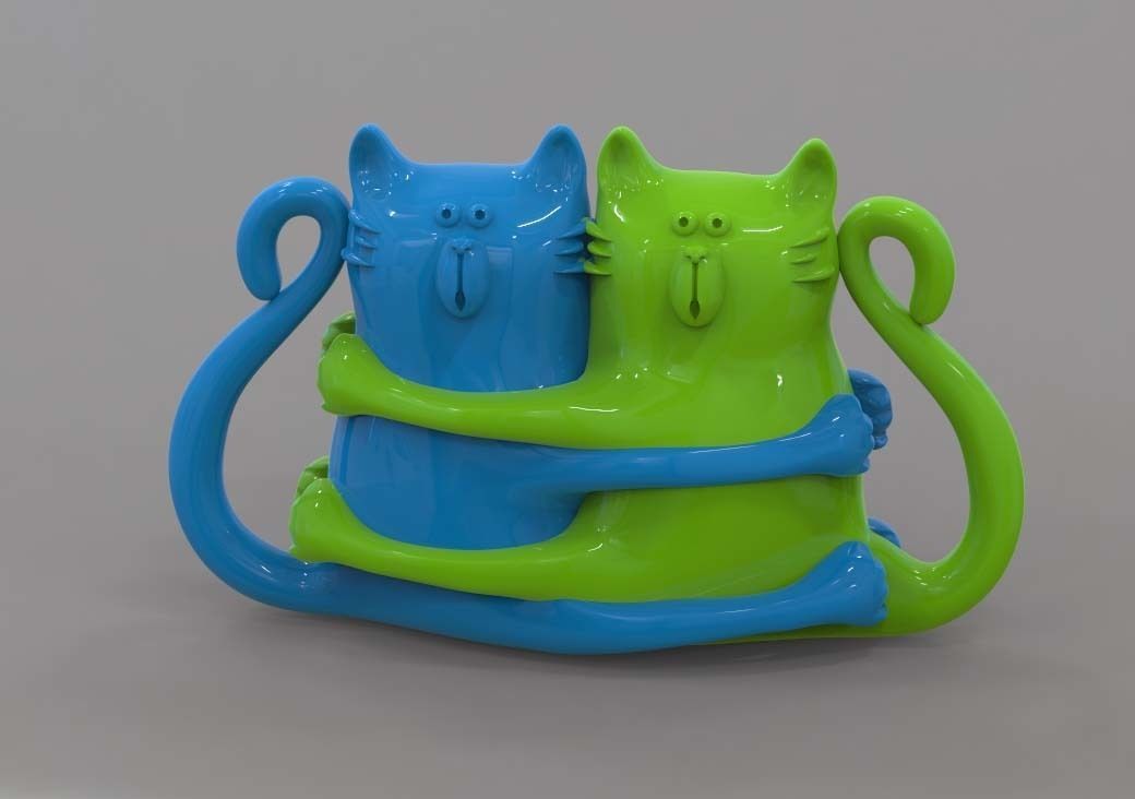 cats toy 3D print model_34