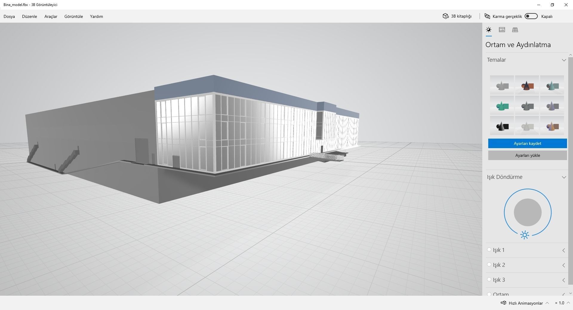 3d office and industrial zone Low-poly 3D model_5