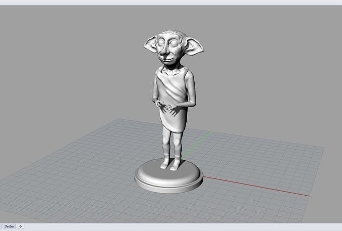 Dobby harry potter statue 3D print model